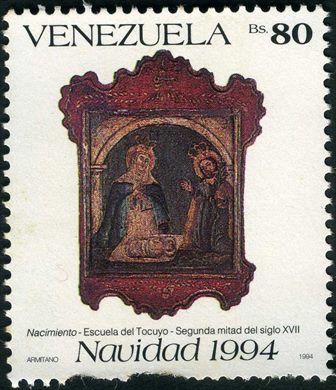 Venezuela - 1994 - Natal - Nacimiento Escuela del Tocuyo - 80Bs