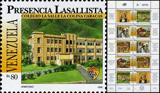 Venezuela - 1995 - Presencia Lasallista - San Juan Bautista de La Salle - 100Bs
