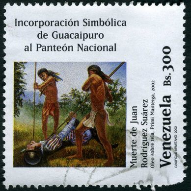 Venezuela - 2002 - Guacaipuro Panteon Nacional Muerte Rodriguez Suarez - 300Bs
