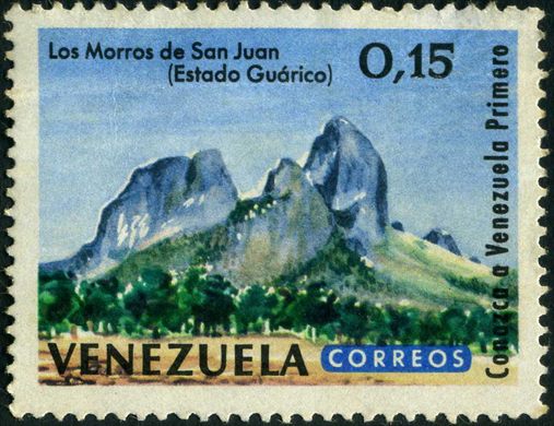 Venezuela - Sem Data - Conozca a Venezuela Primero - Los Morros de San Juan Guarico - 0.15Bs