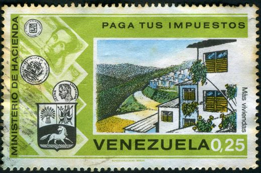 Venezuela - Sem Data - Ministerio de Hacienda Paga tus Impuestos - Mas Viviendas - 0.25Bs
