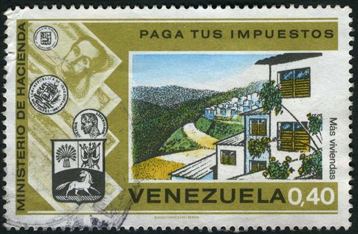 Venezuela - Sem Data - Ministerio de Hacienda Paga tus Impuestos - Mas Viviendas - 0.40Bs