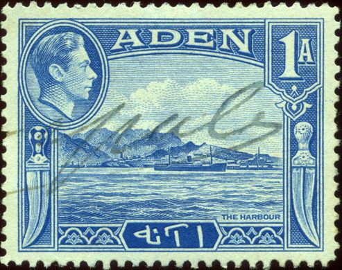 Aden - 1939 - KGVI Porto de Aden - 1A