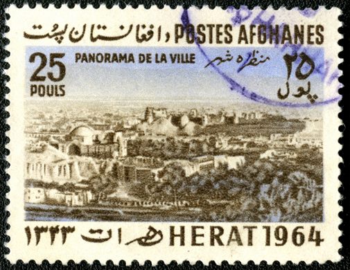 Afeganistao - 1964 - Panorama de Herat - 25P