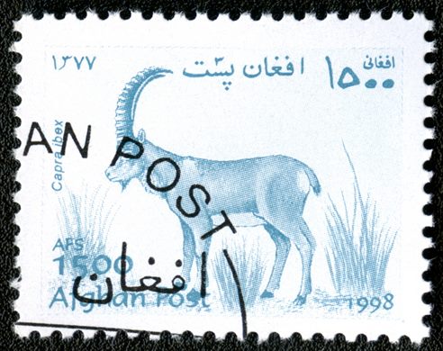 Afeganistao - 1998 - Fauna Ibex - 1500Af