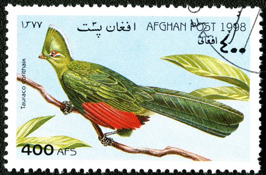 Afeganistao - 1998 - Aves - 400Af