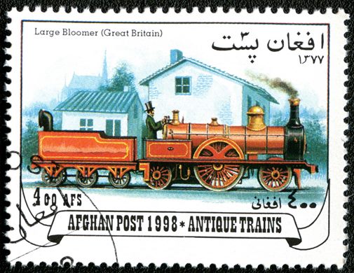 Afeganistao - 1998 - Comboios Antigos - 400Af