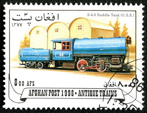 Afeganistao - 1998 - Comboios Antigos - 800Af