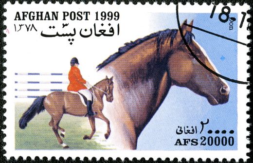 Afeganistao - 1999 - Cavalos - 20000Af