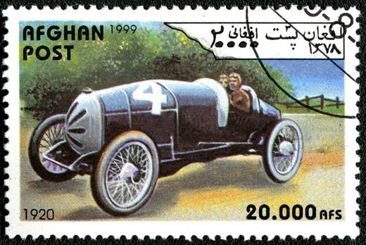 Afeganistao - 1999 - Carros de Corrida - 20000Af
