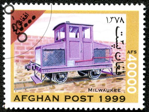 Afeganistao - 1999 - Locomotivas - 40000Af