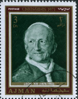 Ajman - 1971 - Natal Papas - Leao XIII - 3Dh