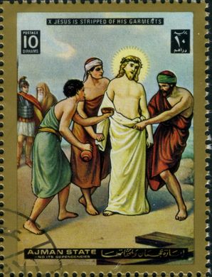Ajman - 1972 - Vida de Jesus Cristo - 10Dh
