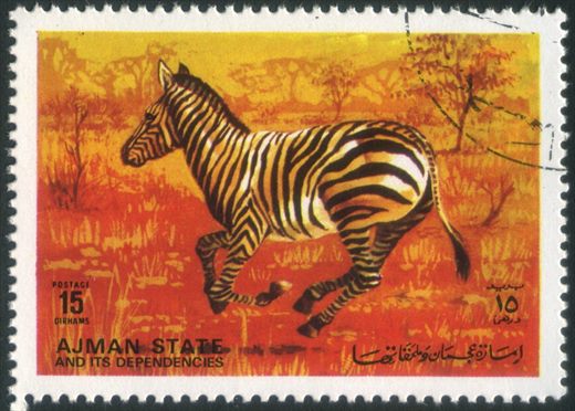 Ajman - 1972 - Animais Selvagens - 15Dh