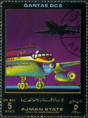 Ajman - 1972 - Aviacao Comercial - 5R