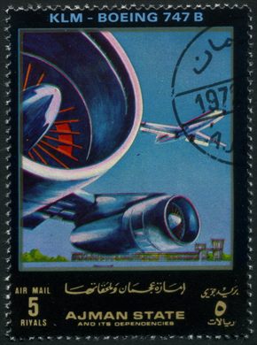 Ajman - 1972 - Aviacao Comercial - 5R