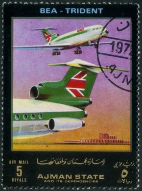 Ajman - 1972 - Aviacao Comercial - 5R