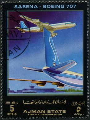 Ajman - 1972 - Aviacao Comercial - 5R