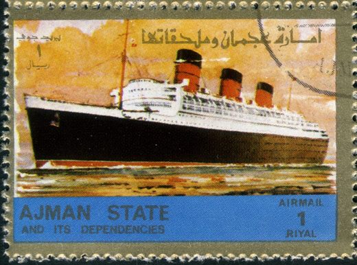 Ajman - 1972 - Navios - 1R