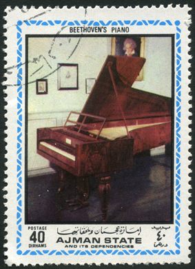 Ajman - 1972 - Beethoven - Piano - 40Dh