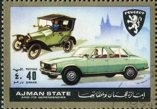 Ajman - 1972 - Automoveis - Peugeot - 40Dh