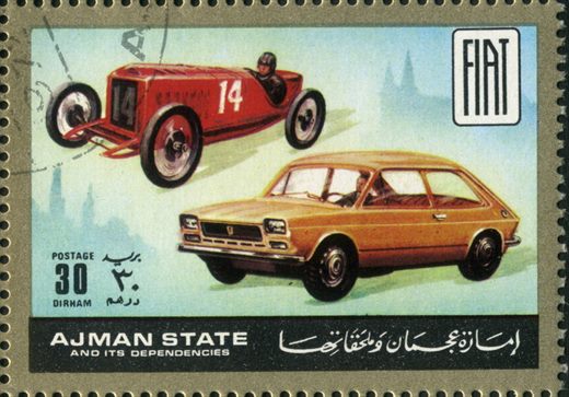 Ajman - 1972 - Automoveis - Fiat - 30Dh