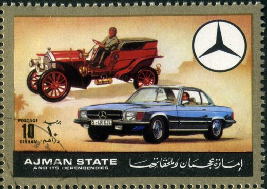 Ajman - 1972 - Automoveis - Mercedes - 10Dh