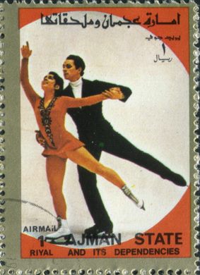 Ajman - 1972 - Sapporo - Danca no Gelo - 1R