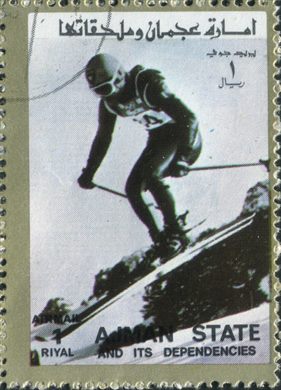 Ajman - 1972 - Sapporo - Esqui Descida - 1R