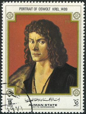 Ajman - 1972 - Durer - Oswolt Krel 1499 - 15Dh