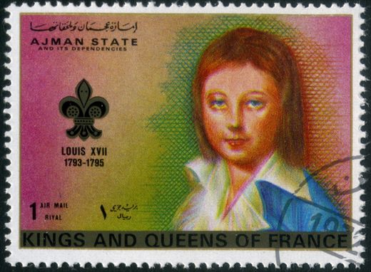 Ajman - 1972 - Reis e Rainhas de Franca - Luis XVII - 1R
