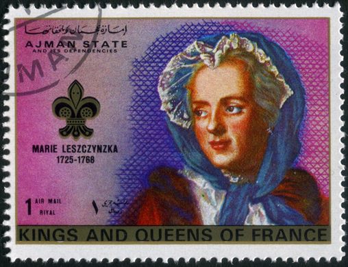 Ajman - 1972 - Reis e Rainhas de Franca - Maria Leszczynska - 1R
