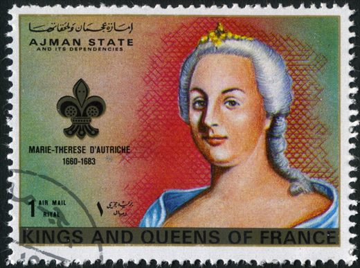 Ajman - 1972 - Reis e Rainhas de Franca - Maria Teresa de Austria - 1R