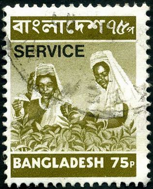 Bangladesh - 1973 - Oficial - Apanhadoras de Cha - 75Paisa
