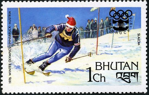 Butao - 1976 - Olimpiadas Inverno Innsbruck - Slalom - 1Ch