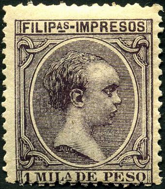 Filipinas (Colonia espanhola) - 1894 - Filipas Impresos Pelon Violeta - 1MP