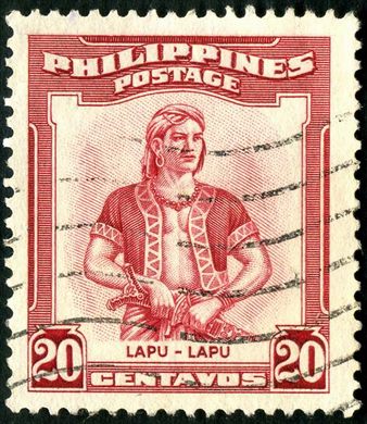 Filipinas - 1952 - Famosos Filipinos - Lapu Lapu - 20C