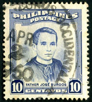 Filipinas - 1952 - Herois Padre Jose Burgos - 10C