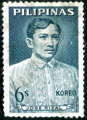Filipinas - 1962 - Definitivo Jose Rizal Azul - 6C