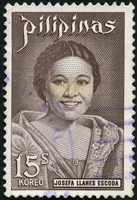 Filipinas - 1962 - Famosos Filipinos - Josefa Llanes Escoda - 15S