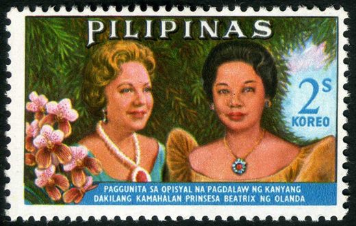 Filipinas - 1965 - Visita Princesa Beatriz Holanda - 2C