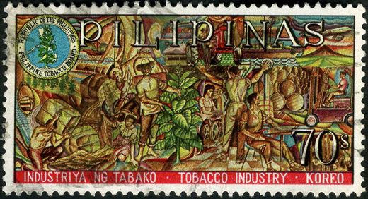 Filipinas - 1968 - Industria do Tabaco - 70C