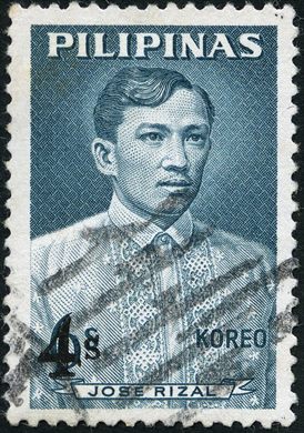 Filipinas - 1970 - Jose Rizal Sobrecarga - 4S sobre 6S