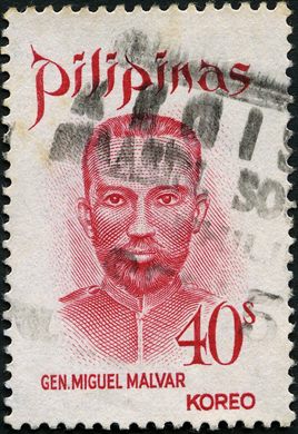 Filipinas - 1972 - Famosos Filipinos - Gen Miguel Malvar - 40S