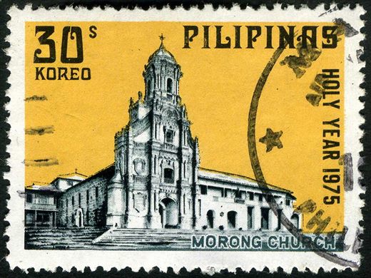 Filipinas - 1975 - Ano Santo Igreja de Morong - 30C