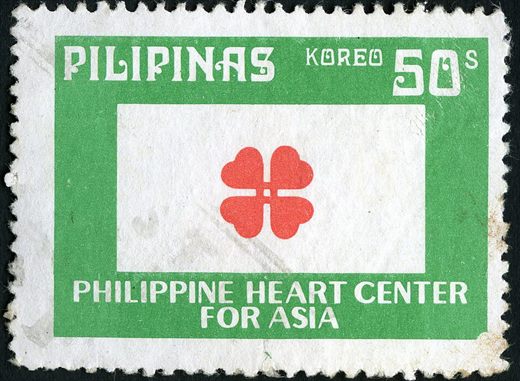 Filipinas - 1975 - Centro Cardiaco para a Asia - 50S