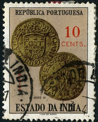 India Portuguesa - 1959 - Moedas D Joao III - 0Esc10