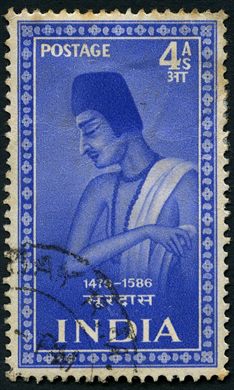 India - 1952 - Santos e Poetas Surdas - 4As