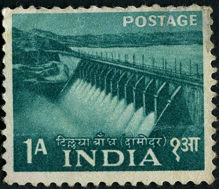India - 1955 - Plano Quinquenal Barragem do Vale do Damodar - 1A
