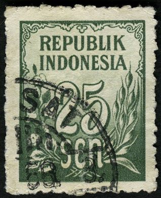 Indonesia - 1951 - Numeral - 25S